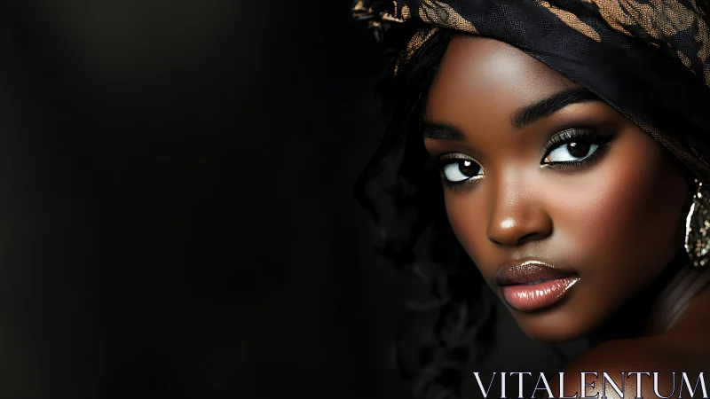 Cinematic close-up portrait renders luminous skin and textiles