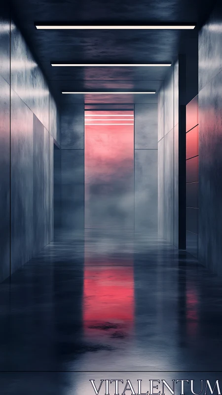 Neon Portal: Where Modern Architecture Meets Wonder.