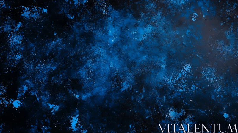 Midnight blue textured nebula background evokes deep calm