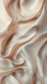 Champagne silk fabric folds with soft diffused highlights.