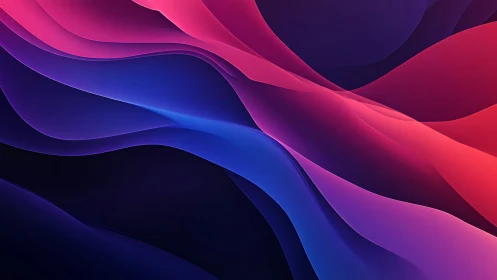 Velvet Neon Currents Drift Through Midnight Gradient Seas.