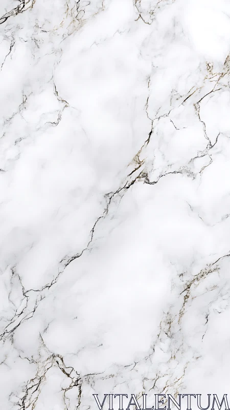 White marble surface with subtle gold and gray veining texture.