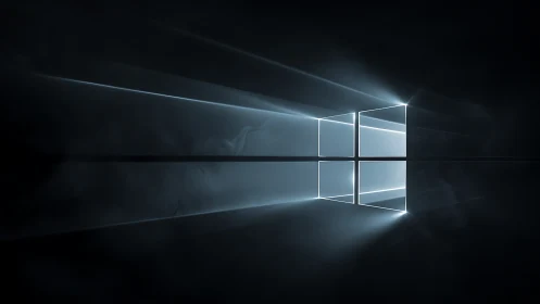 Geometric light-window interface with volumetric beam projection.