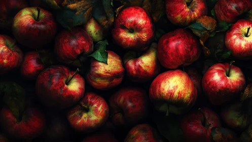 Crimson harvest swells into a moody tapestry of autumn light