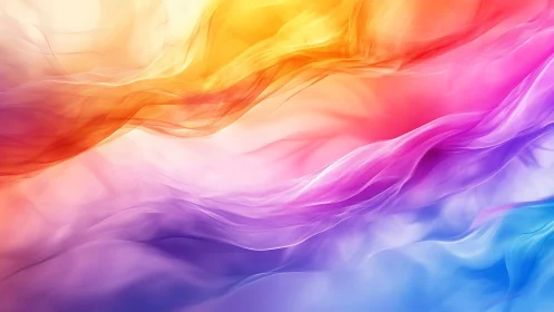 Vibrant flowing color waves with layered translucent gradients.