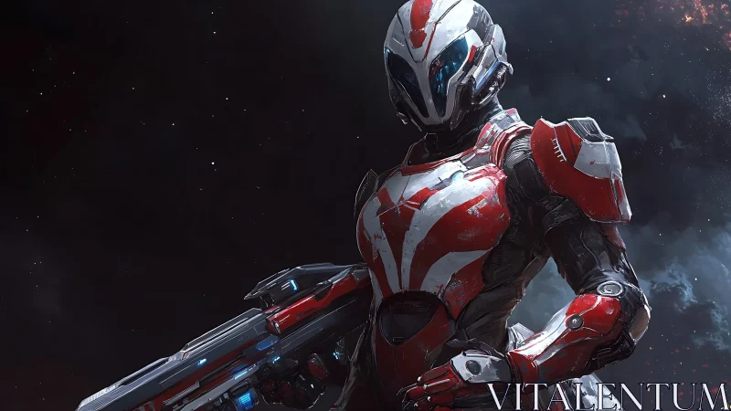 Starlit Guardian in red and white armor holds the cosmic line.