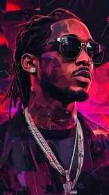 Neon swagger paints a jewel-lit portrait of urban royalty