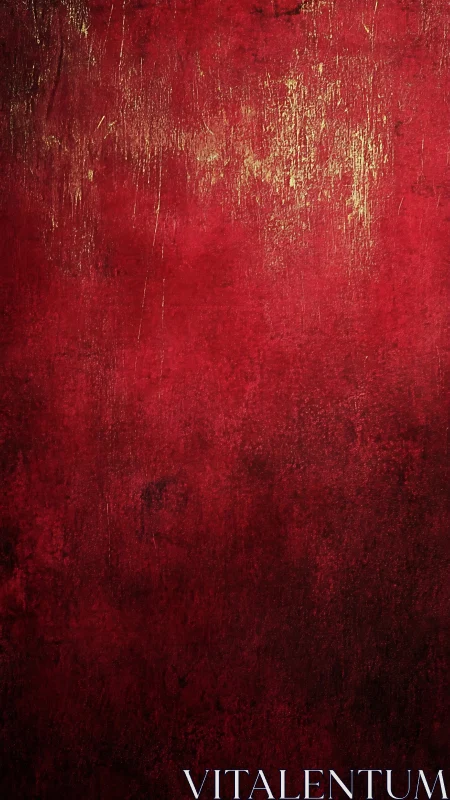 Red grunge textured background with worn gold highlights.