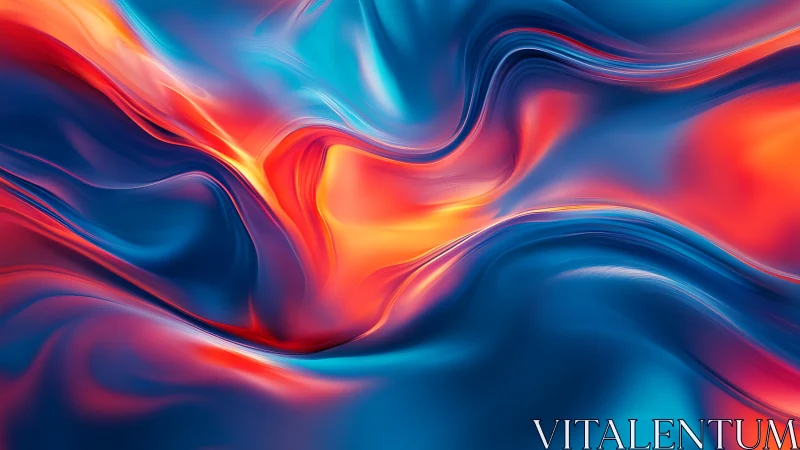 Glow-touched waves of color drifting through a quiet dream.