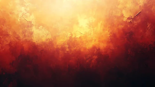 Fiery Abstract Gradient - Explosive Colors Fade to Darkness