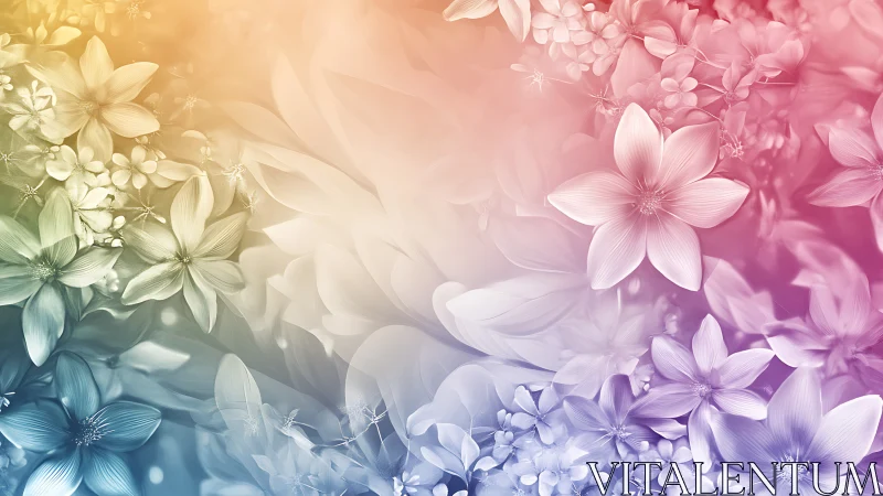 Rainbow Bloom Garden Brings Nature's Gentle Floral Harmony