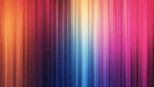 Radiant vertical color streams gently glow across the scene