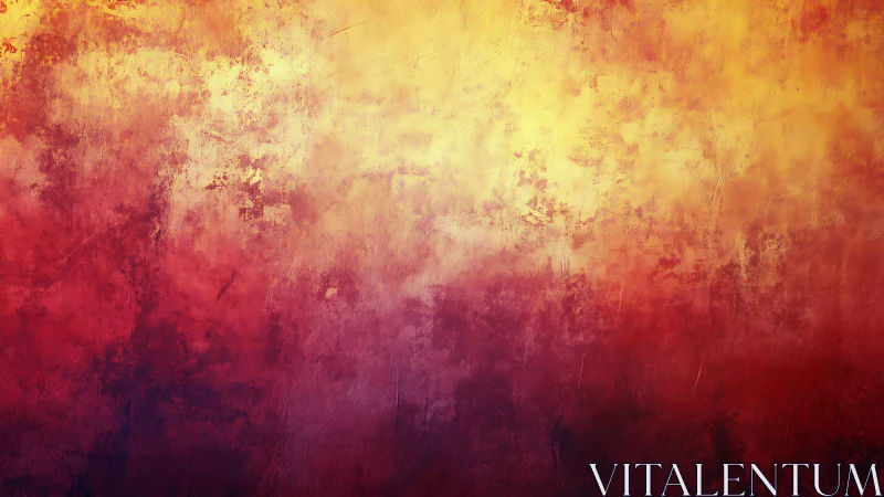 Warm sunset textures blend red and gold in gentle harmony