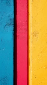Primary colors stand in bold vertical stripes of playful calm