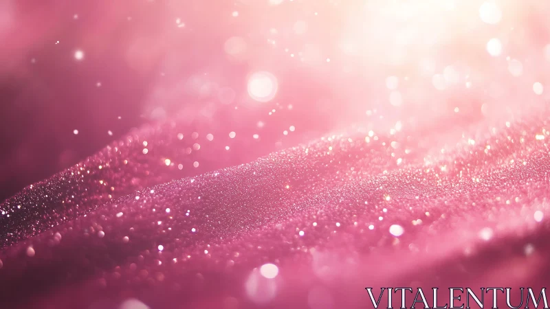 Sparkling Pink Glitter Abstract Background with Soft Light Effect.