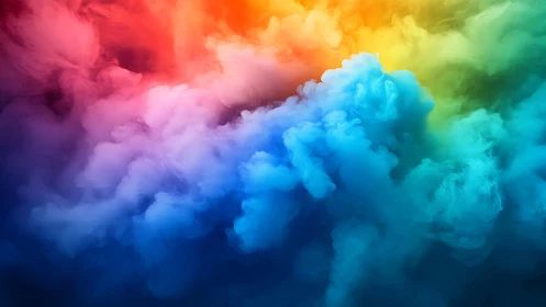 Chromatic stormdrifts roll like neon clouds across silence