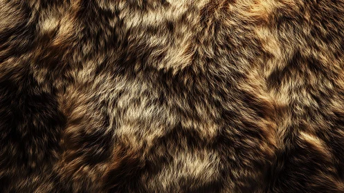 Realistic Animal Fur Texture in Warm Brown and Golden Tones.