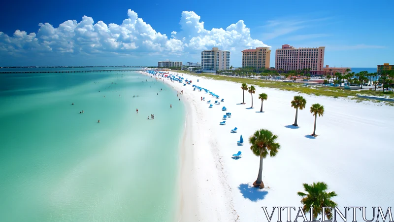 Emerald Waters Meet White Sand: Seaside Resort Paradise.