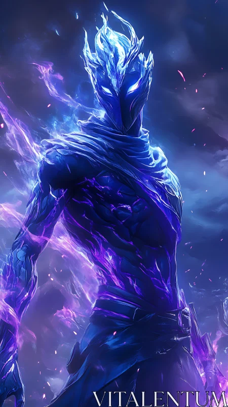 Starlit Voidfire Sentinel Wrapped In Celestial Flames.