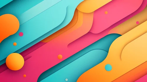 Layered diagonal vector bands intersect with circular forms