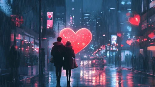 Neon Hearts: Urban Rain Romance.
