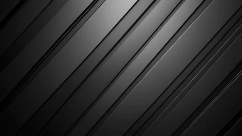 Black diagonal metallic panels create sleek modern depth.