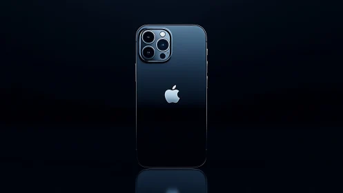 iPhone 12 Pro Pacific Blue Triple Camera System.