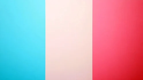 Soft pastel stripes in calming blue, cream, and pink.