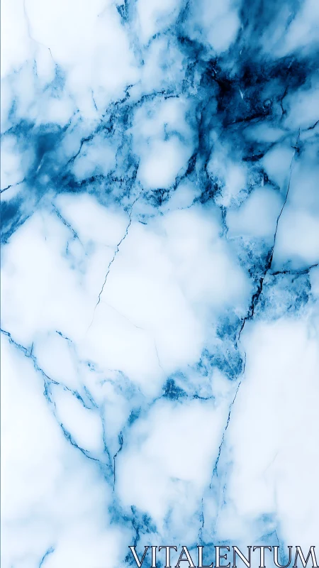 High-key blue marble texture with diffuse veining patterning.