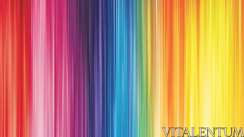 Chromatic rainstorm of vertical neon light ribbons in motion.