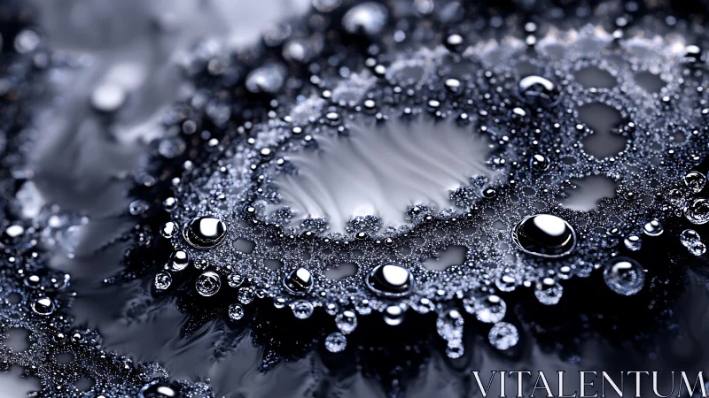 Macro study of metallic droplets forming fractal liquid vortex
