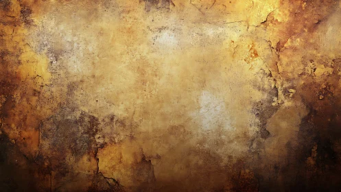 Weathered golden wall with cozy antique textures.