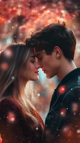 Luminous Intimacy: Digital Coupling Against Incandescent Nebula.