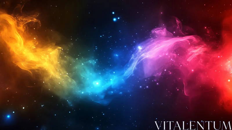 Chromatic nebula stream with triadic spectral energy flow.