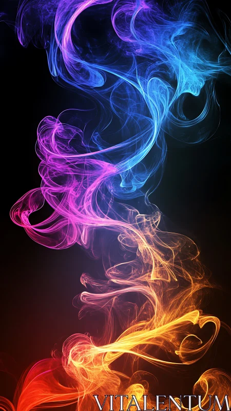 Multicolor volumetric smoke plumes with high contrast gradients