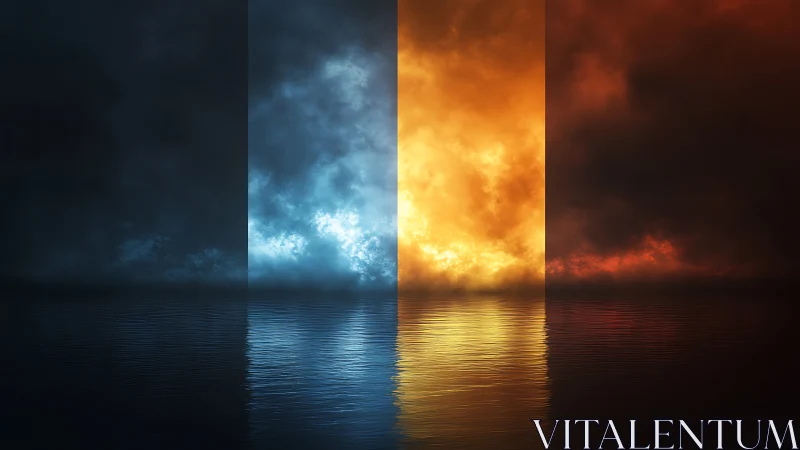 Four Moods of Light: Journey Through Water and Sky.