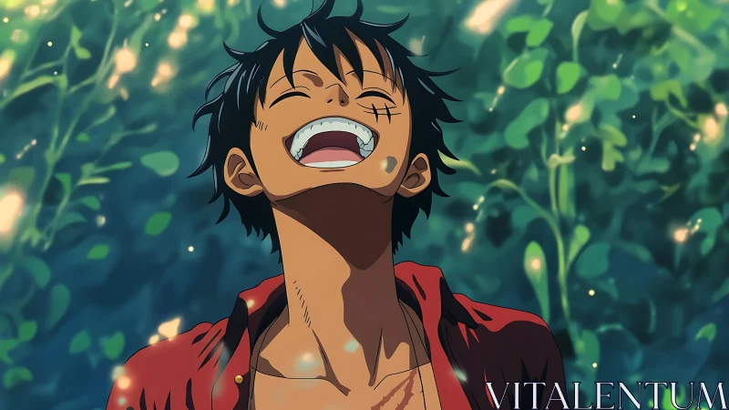 Sunlit laughter erupts as a carefree dreamer drinks in summer