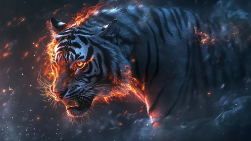 Thermodynamic tiger construct with combustive bioluminescent mantle.