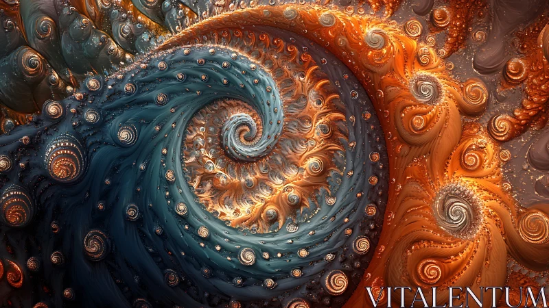 Parametric fractal vortices in dual-phase chromatic turbulence.