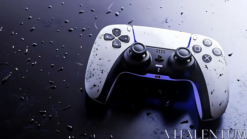 PlayStation 5 DualSense Controller with Hydrophobic Surface Coating Analysis.