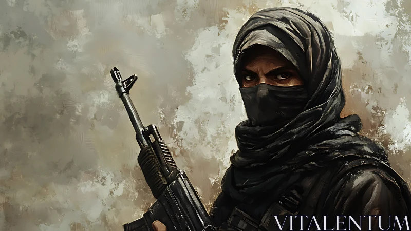 Silent watcher in desert hues with steady, guarded gaze.