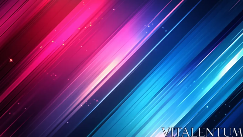 Chromatic vector light streaks in diagonal spectral gradient.