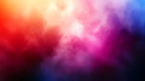 Chromatic volumetric nebula cloud with diffuse light gradients.