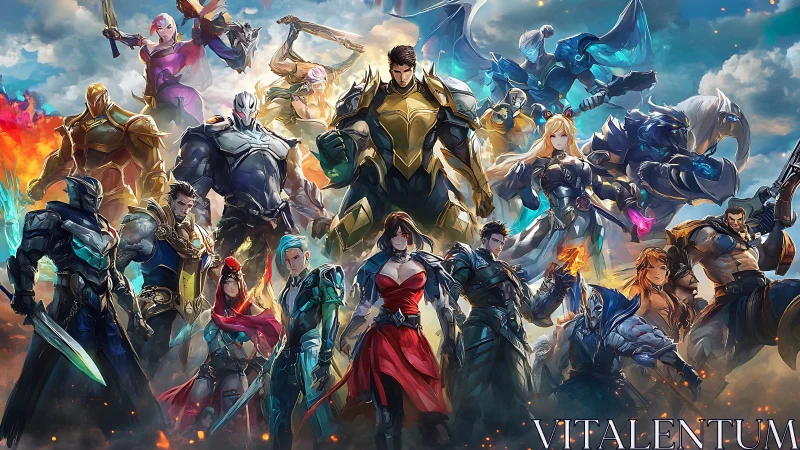 Heroes ignite a storm of steel, magic, and sky-split glory