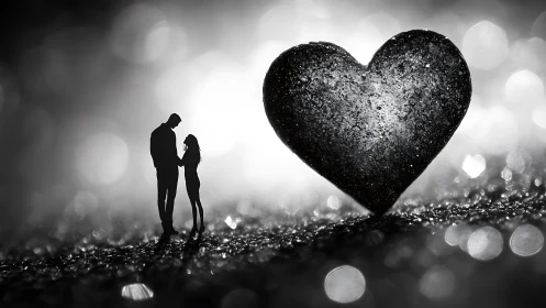 Silhouettes Dance Before Glittering Heart of Eternity.