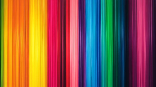 Vertical chromatic spectrum bands in digital painting format.