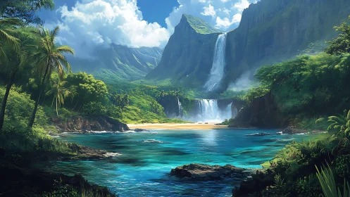 Emerald Canyon: Where Waterfalls Whisper Paradise.