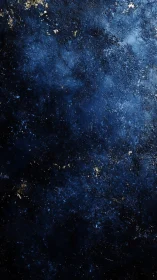 Midnight nebula shimmer with scattered flecks of gold dust.