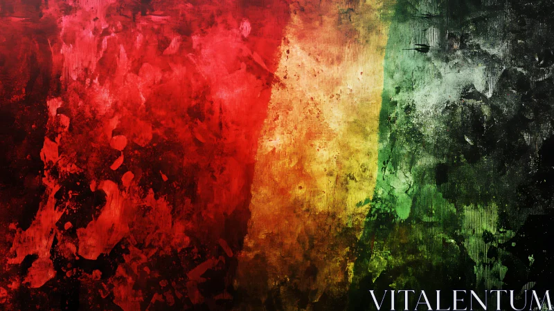 Triad of Turbulent Color Fields in Rasta-Lit Drift.