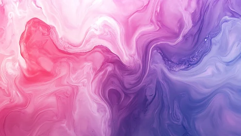 Granular magenta to violet fluid gradients form dynamic laminar waves